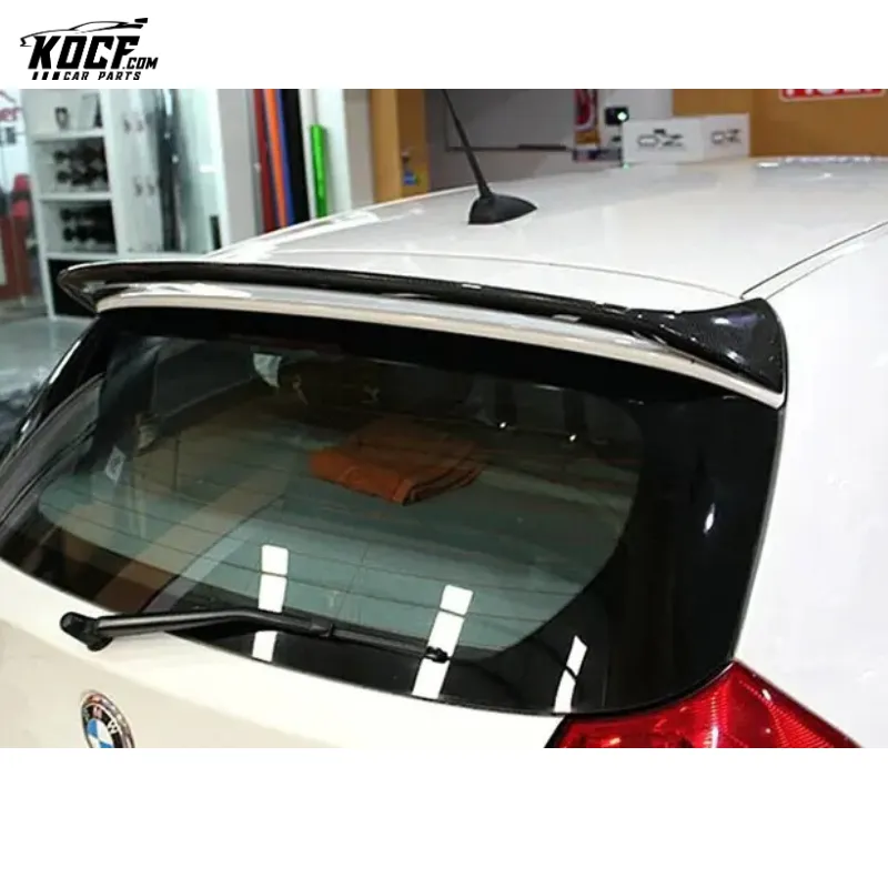 1 Series E87 Spoiler Carbon Fiber AC style rear roof spoiler for BMW E87 1 SERIES