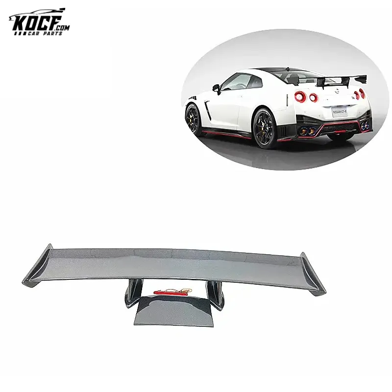 2008-2015 NSM Style Carbon Fiber GT Wing Rear Trunk Spoiler For Nissan GTR R35