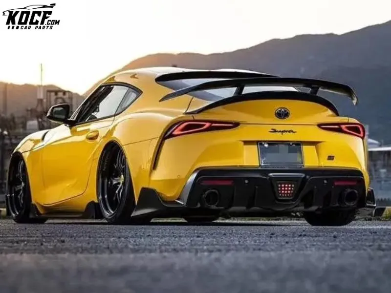 2019-2020 Supra A90 MK5 Body kit Carbon Fiber Front Bumper Splitter Spoiler Side skirts Rear Diffuser Side Splitter GT wing Spoiler