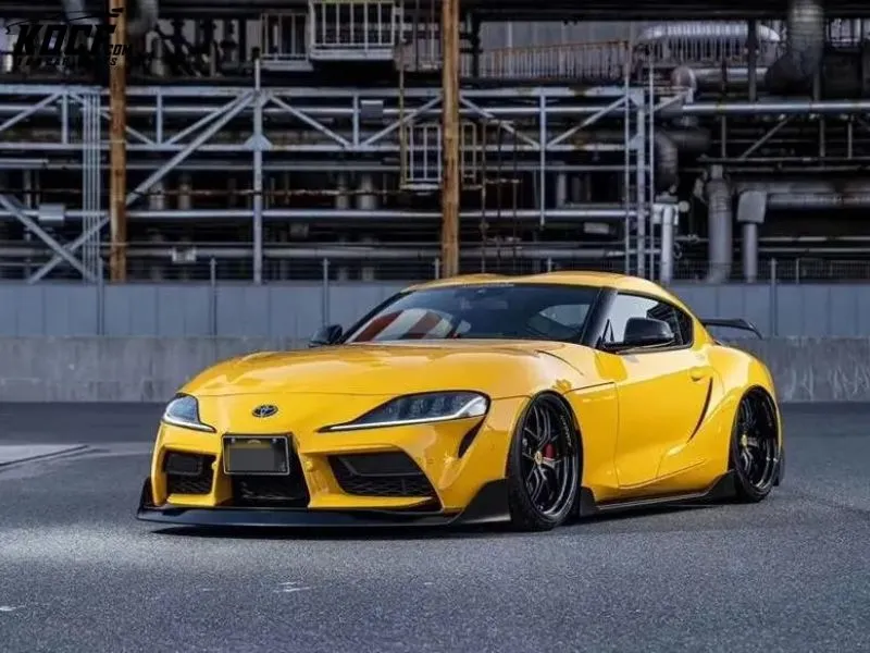 2019-2020 Supra A90 MK5 Body kit Carbon Fiber Front Bumper Splitter Spoiler Side skirts Rear Diffuser Side Splitter GT wing Spoiler