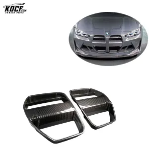 2021  M3 G80 M4 G82 G83 Front GRILLE Vor-style Carbon Fiber Front Bumper grille For BMW G80 G82 G83