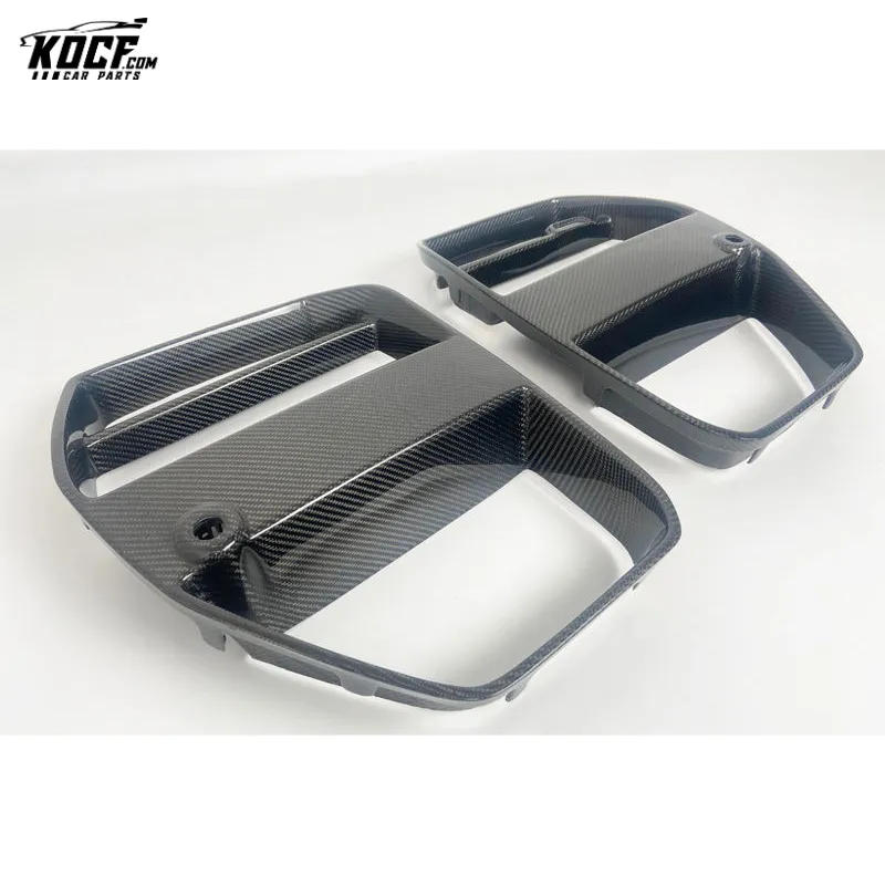 2021  M3 G80 M4 G82 G83 Front GRILLE Vor-style Carbon Fiber Front Bumper grille For BMW G80 G82 G83