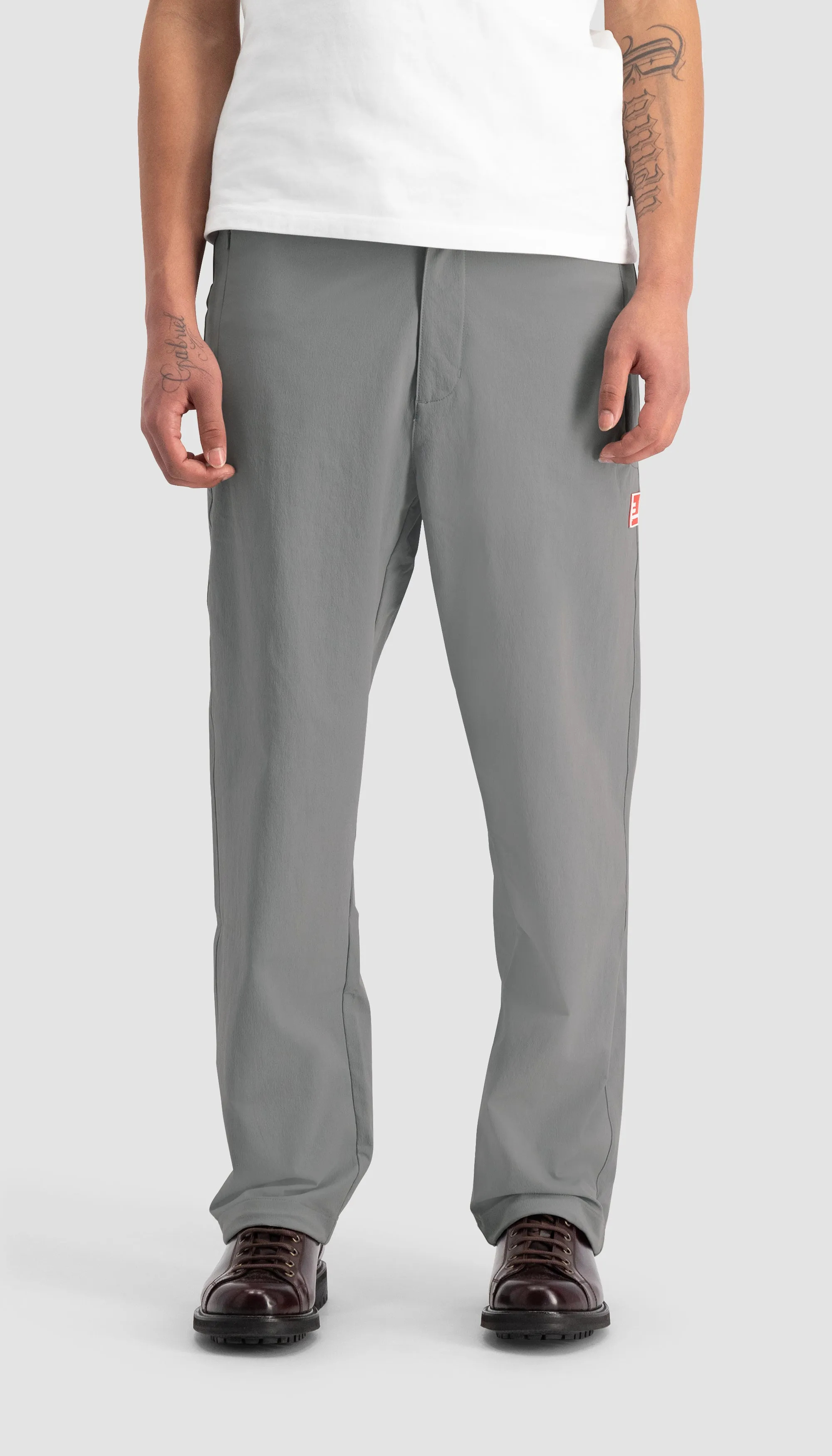 9-Dots Relaxed Tech Pants Quarry