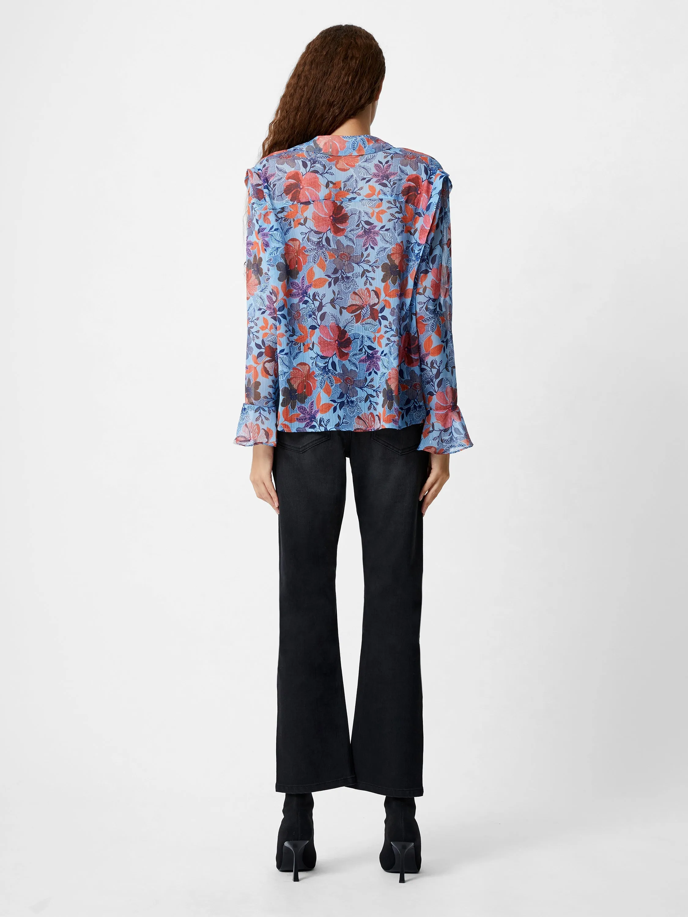 Adalina Chiffon Popover Shirt