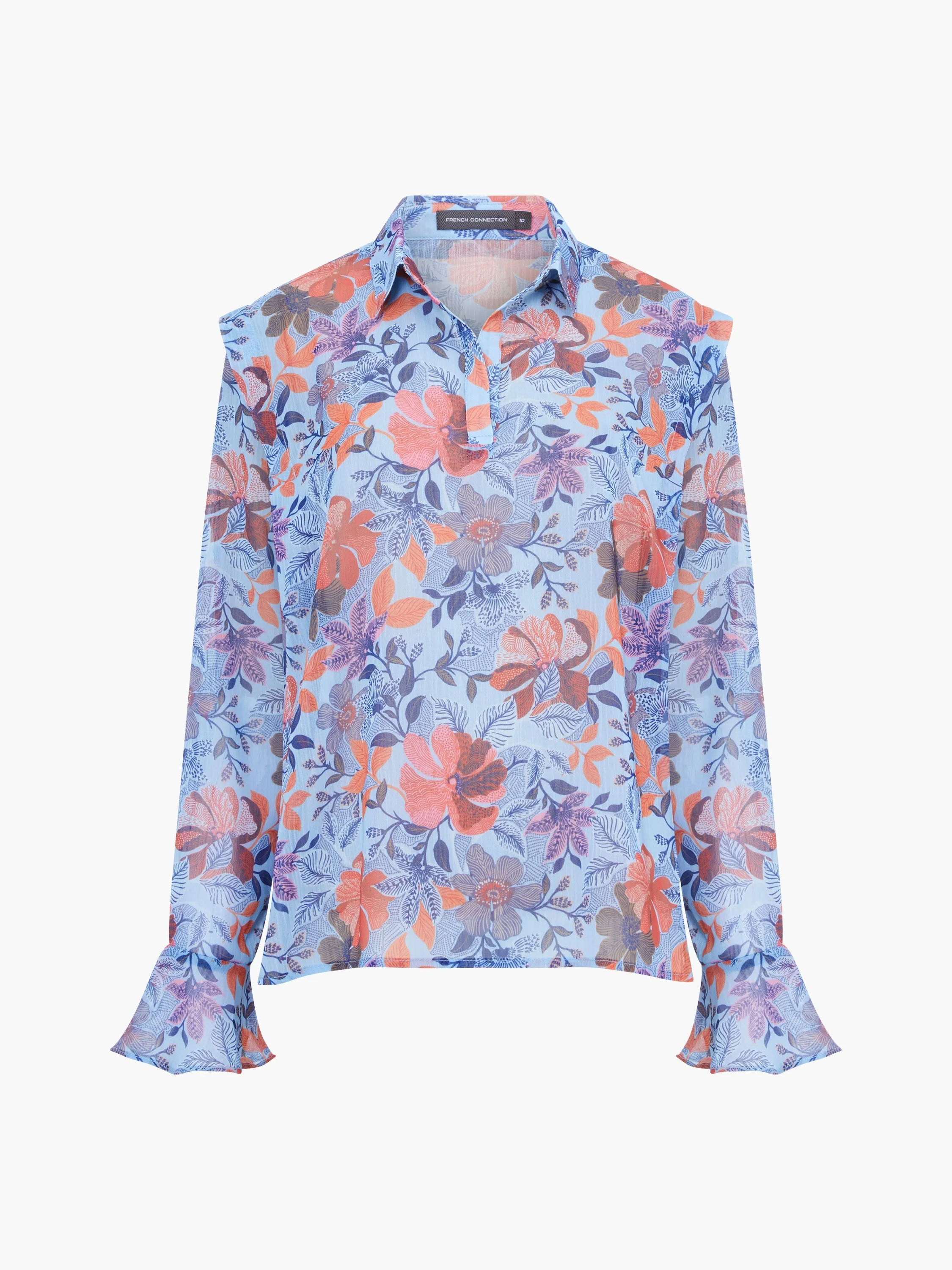 Adalina Chiffon Popover Shirt