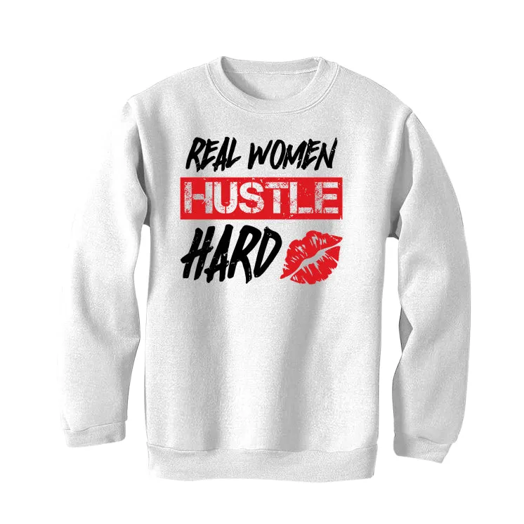 Air Jordan 11 “Cherry” White T-Shirt (REAL WOMAN HUSTLE)