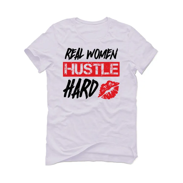 Air Jordan 11 “Cherry” White T-Shirt (REAL WOMAN HUSTLE)