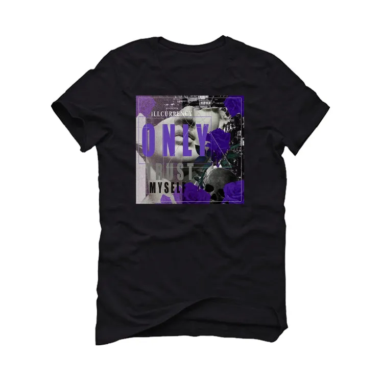 Air Jordan 3 Dark Iris - Black T-Shirt (ONLY TRUST MYSELF)