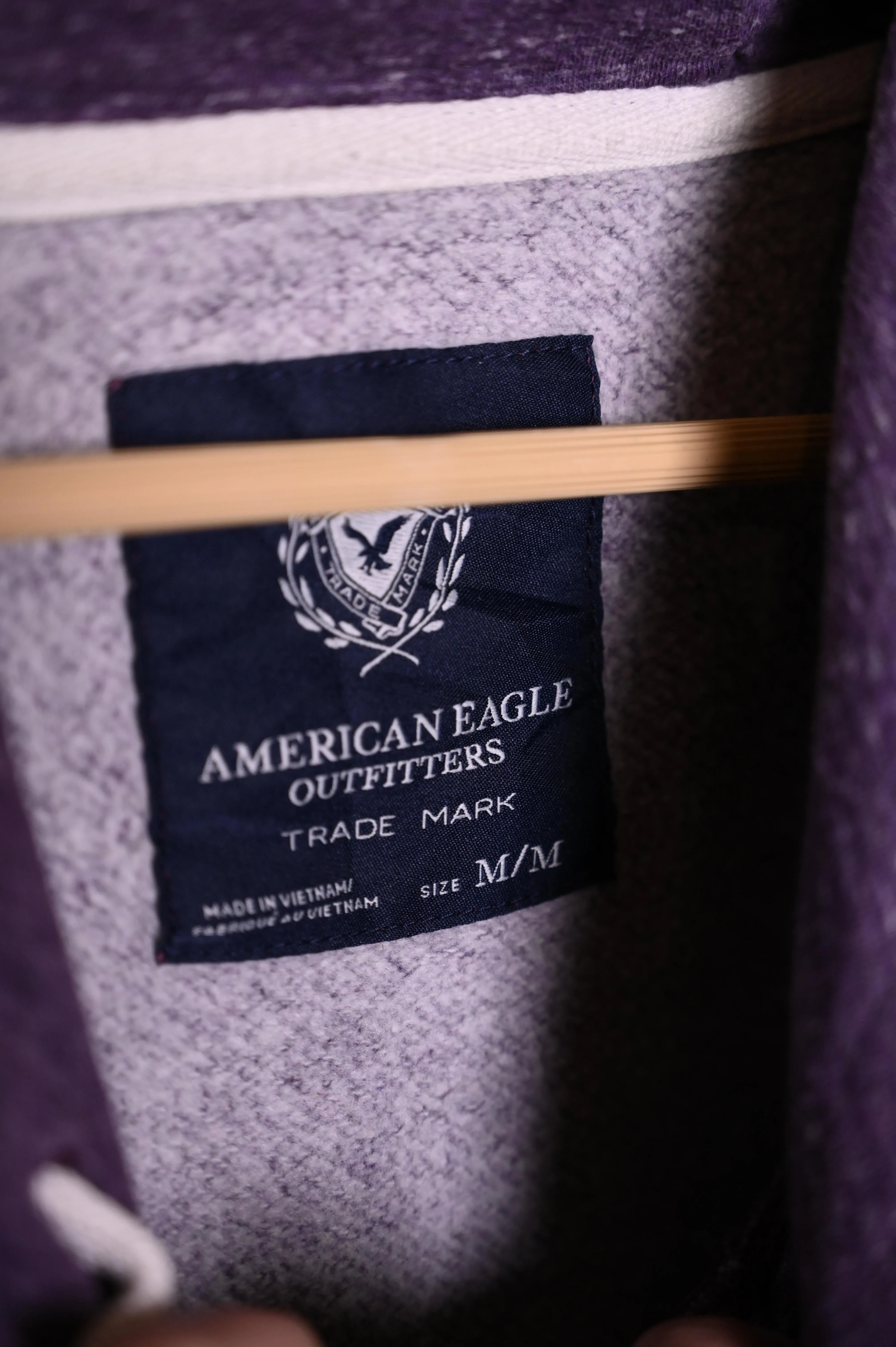 American Eagle Purple Hoodie - Medium