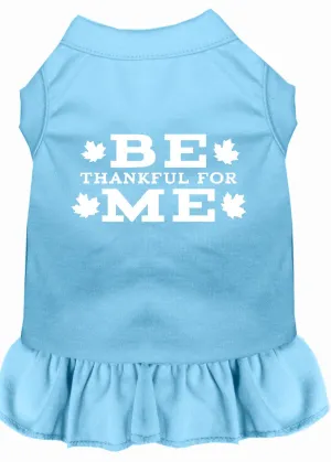 Be Thankful For Me Screen Print Dress Baby Blue Xxxl (20)