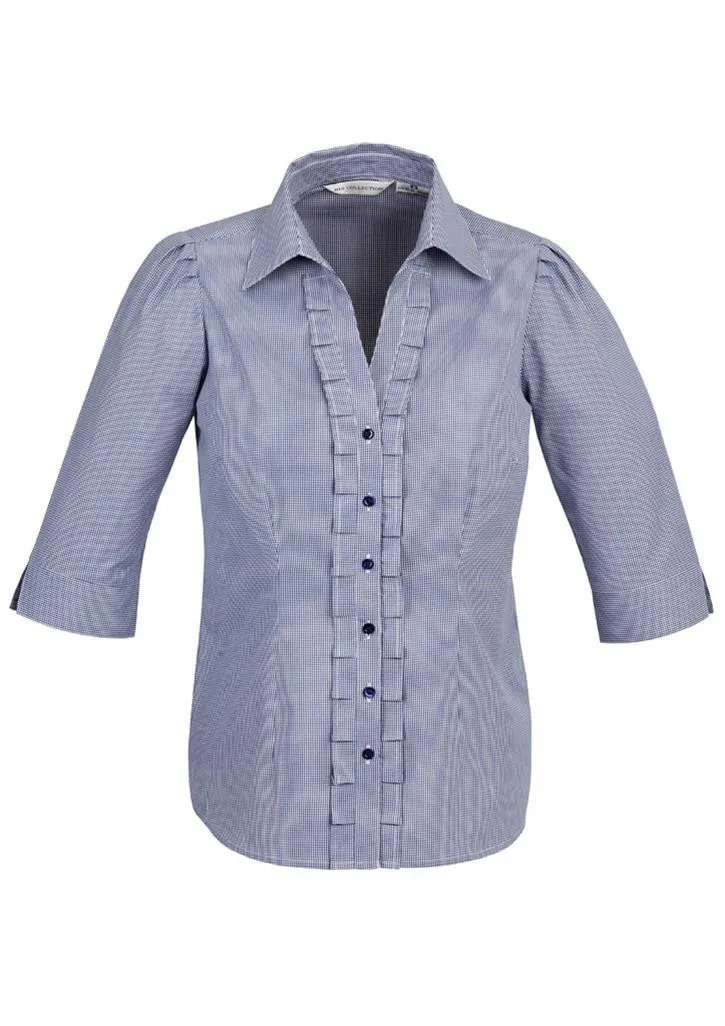 Biz Collection Edge Ladies 3/4 sleeve shirt (S267LT)