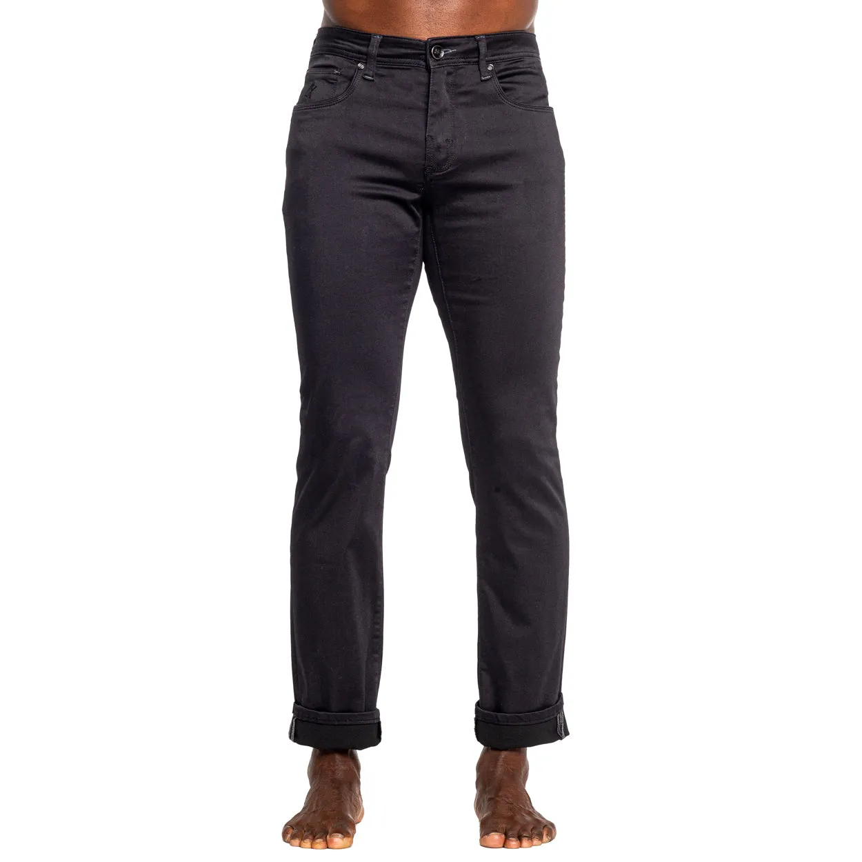 Black Super Stretch Slim Fit Jeans - 32" Length