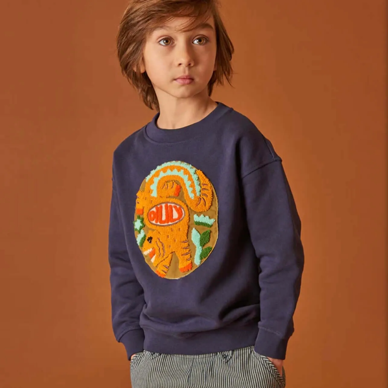 Boys Navy Harper Sweater