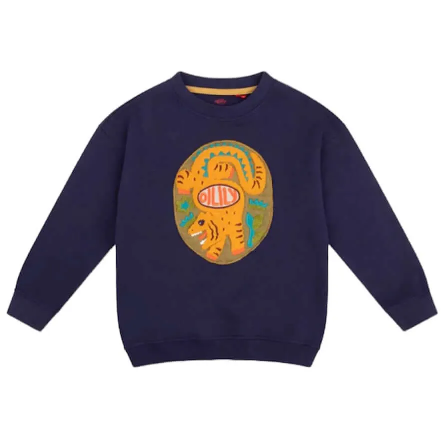 Boys Navy Harper Sweater