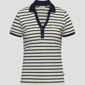 Cabena Polo - Off White Stripe