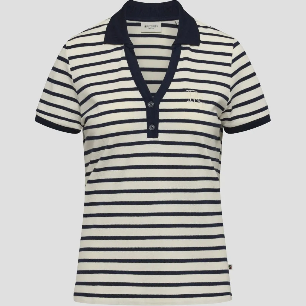 Cabena Polo - Off White Stripe