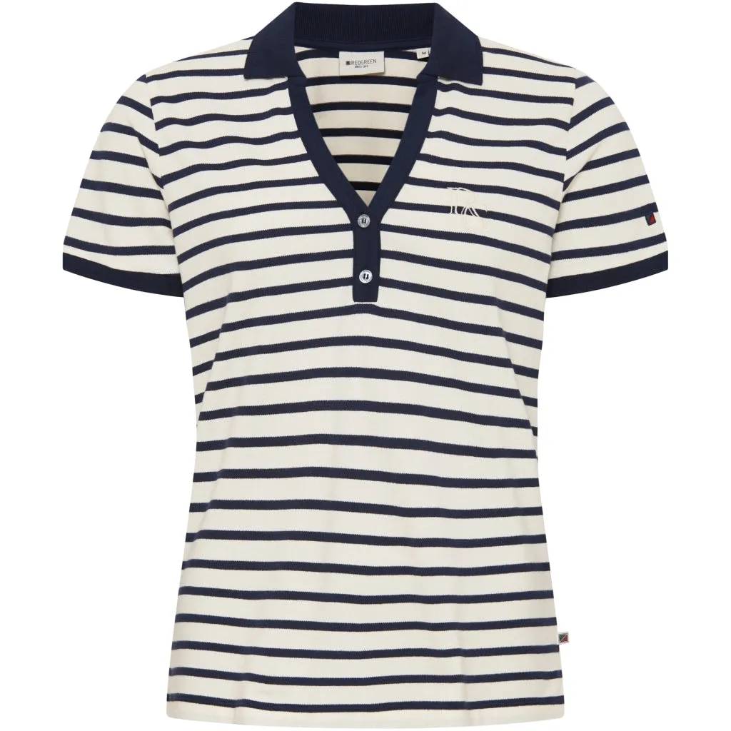 Cabena Polo - Off White Stripe