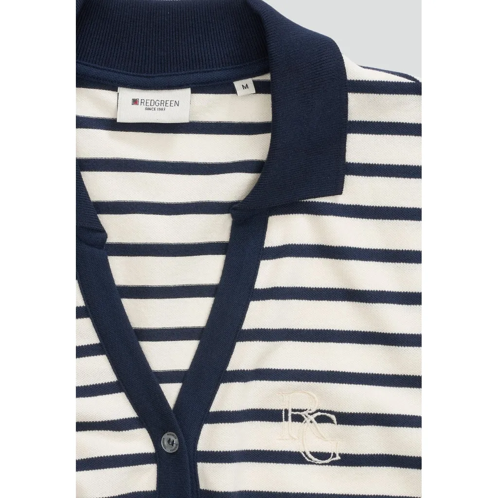 Cabena Polo - Off White Stripe