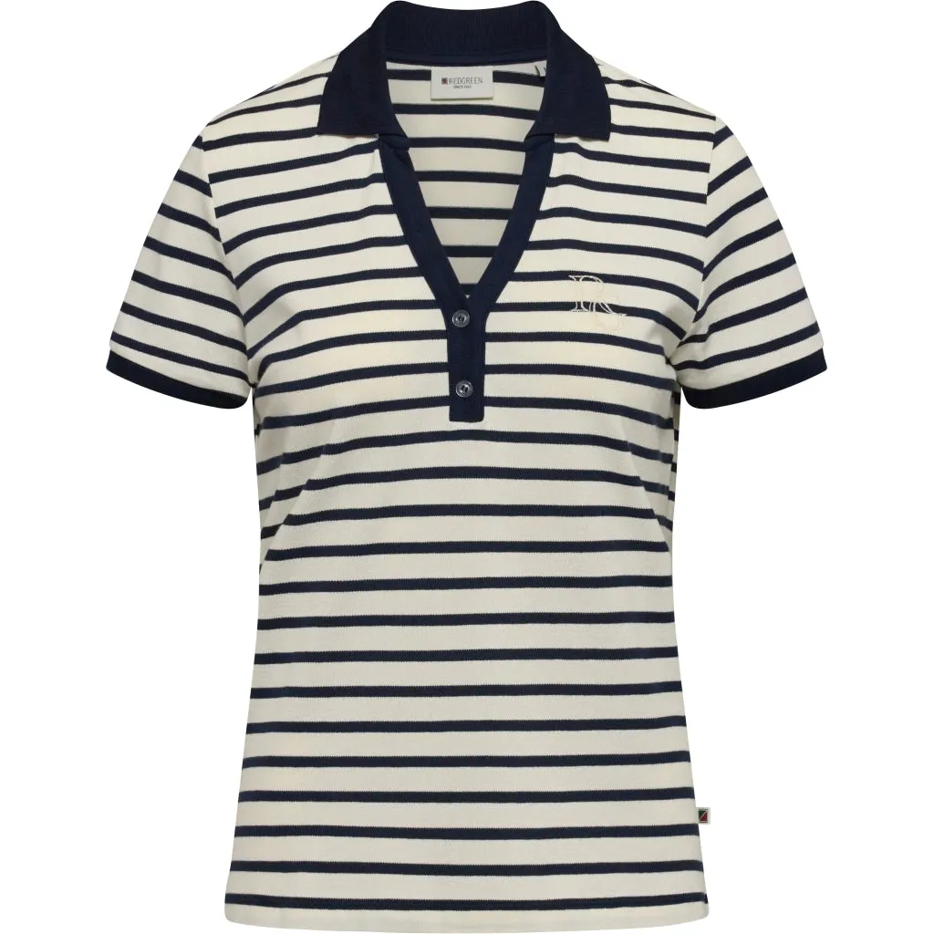 Cabena Polo - Off White Stripe