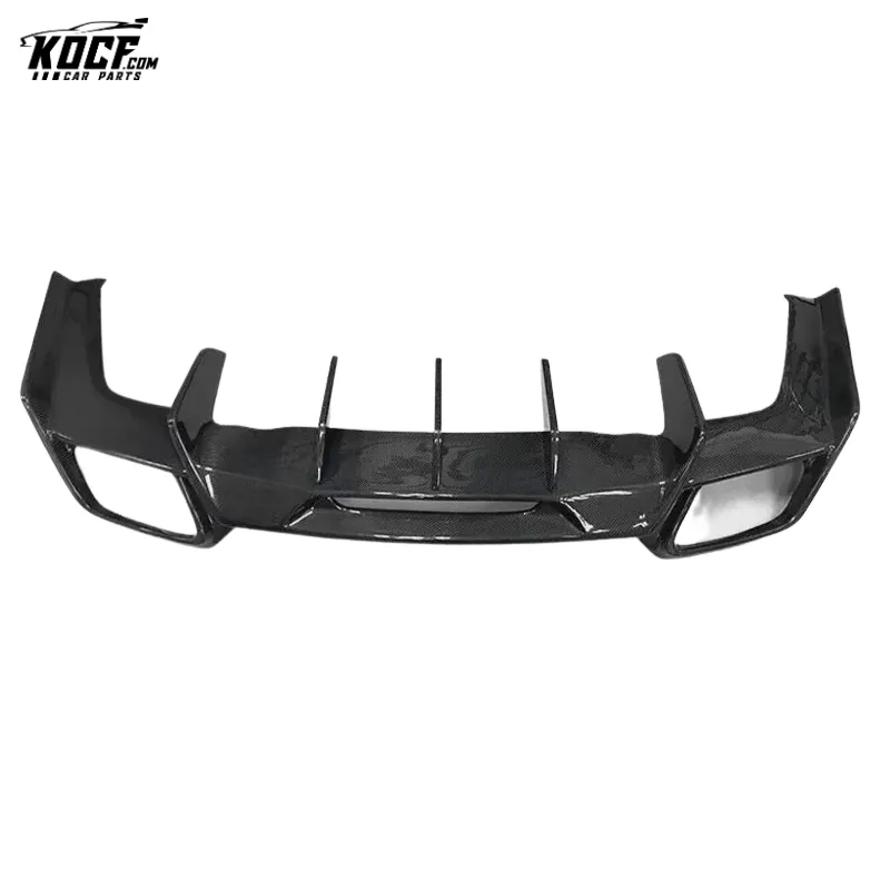 Car Bumper RENN Style Carbon Fiber Body kit Rear Lip Diffuser Spoiler For Mercedes Benz AMG GT GTS