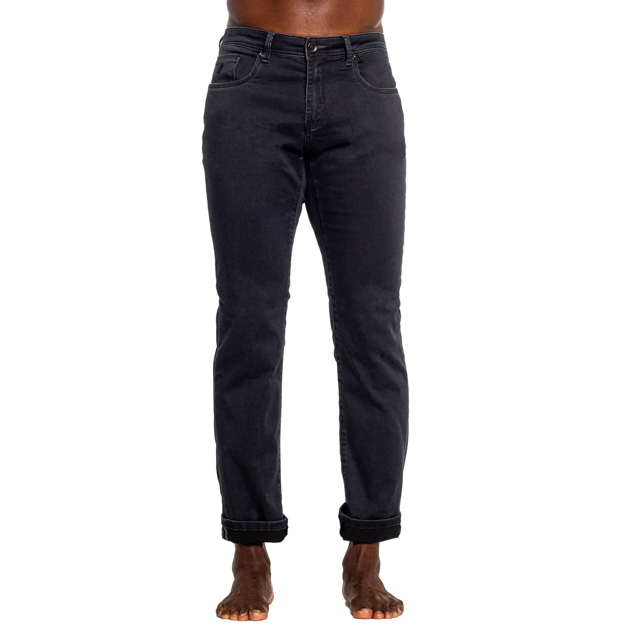 Charcoal Super Stretch Slim Fit Jeans - 32" Length