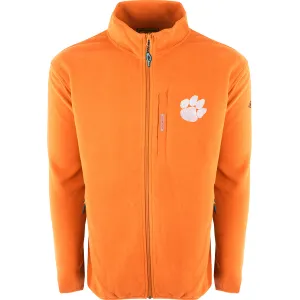 Clemson Full Zip Camp Fleece