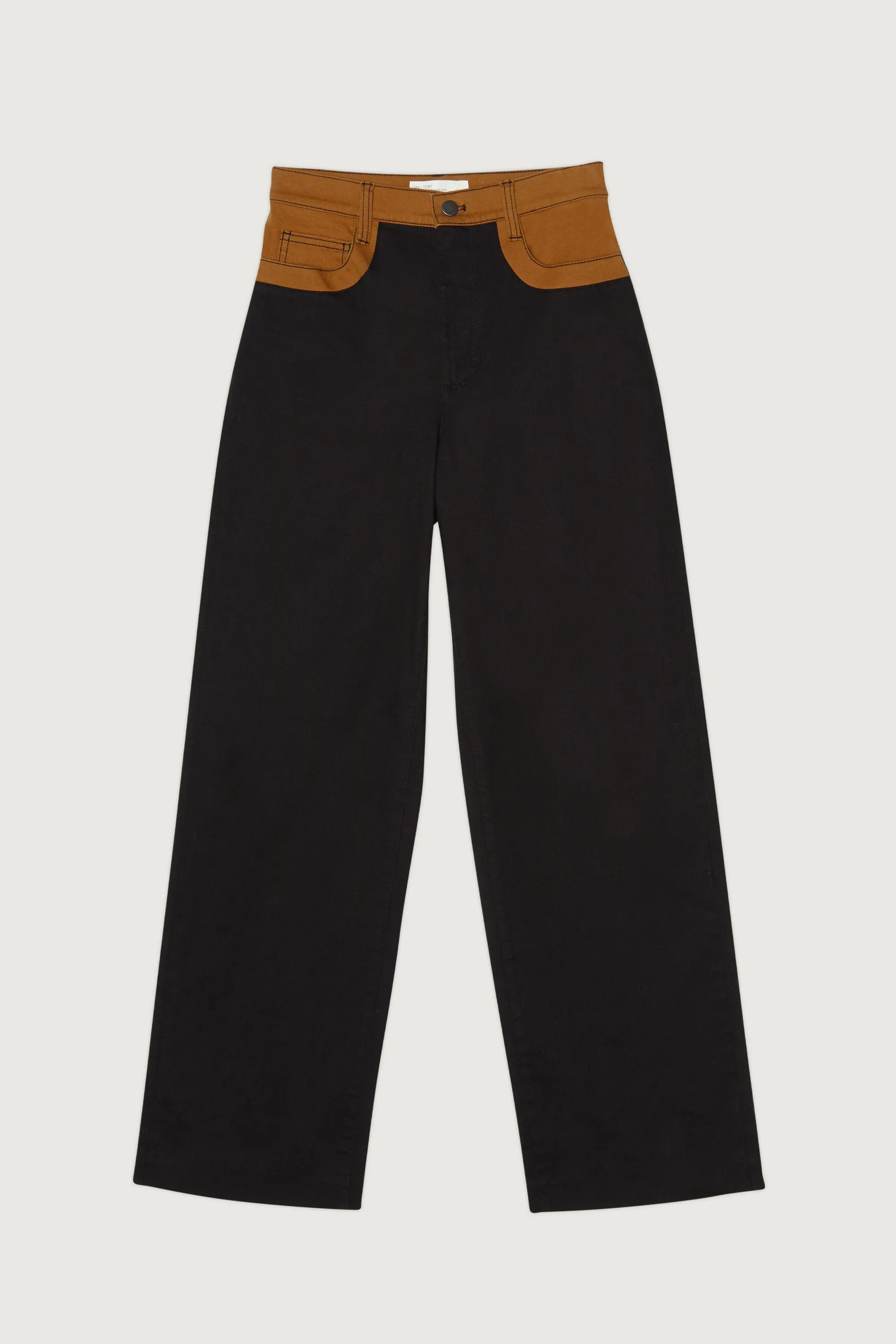 COLOUR BLOCK TWILL PANT