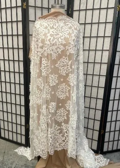 Cream Floral Lace