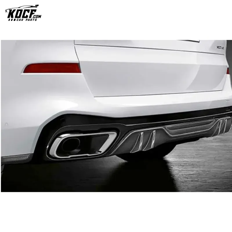 Customization 2019-21 X5 G05 M sport Mp Style Aero kit Carbon Fiber Front Spoiler Diffuser For BMW X5 G05