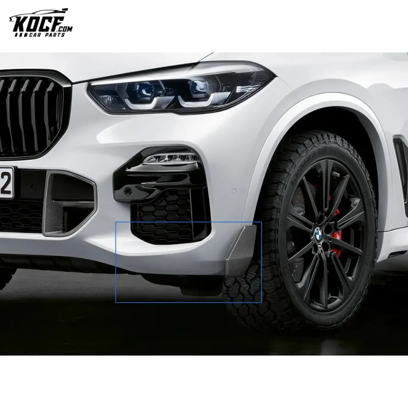 Customization 2019-21 X5 G05 M sport Mp Style Aero kit Carbon Fiber Front Spoiler Diffuser For BMW X5 G05