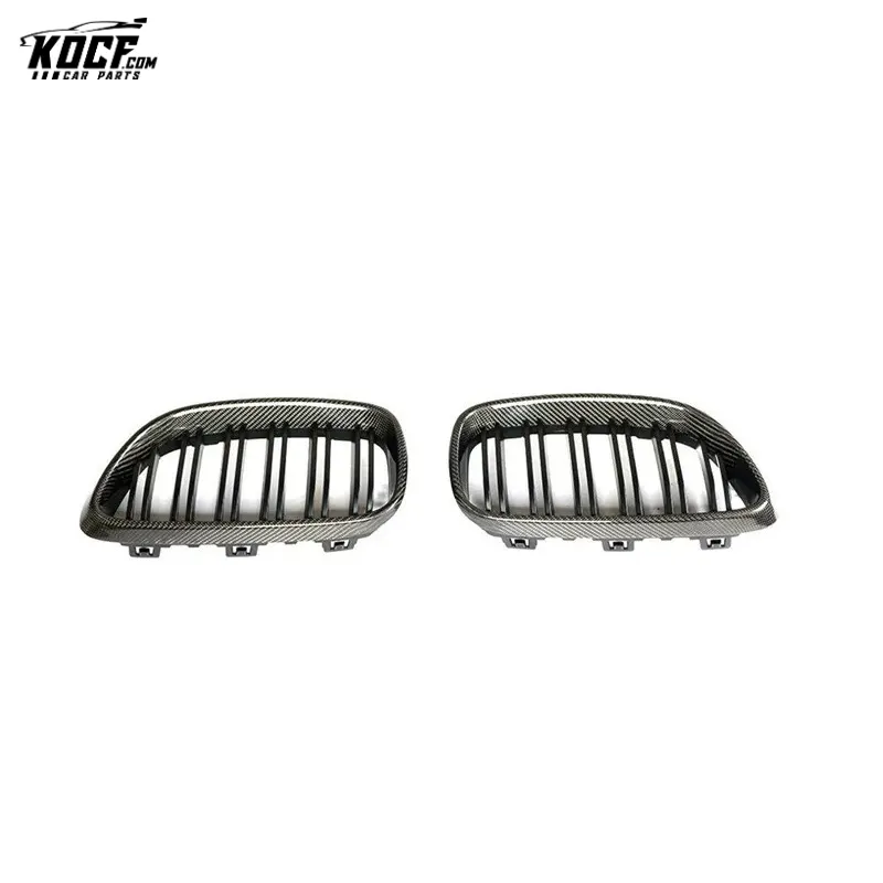 Customization Carbon Fiber Dual slats Front Grille Grill For BMW F22 M235i M240i F87 M2 14 