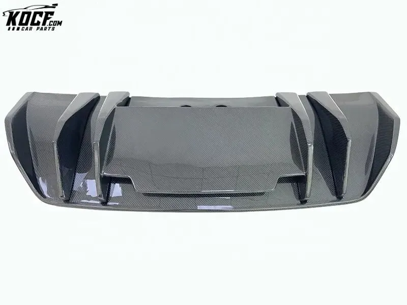 Customization Vor Style Carbon Fiber Rear Bumper GT Diffuser Spoiler For Audi R8 V10 17-19 R8 Carbon Fiber Rear Diffuser