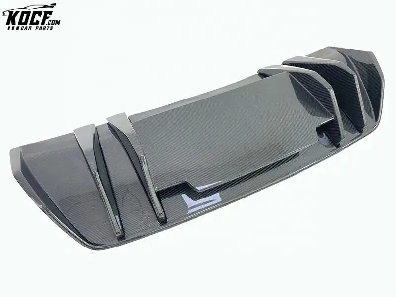 Customization Vor Style Carbon Fiber Rear Bumper GT Diffuser Spoiler For Audi R8 V10 17-19 R8 Carbon Fiber Rear Diffuser