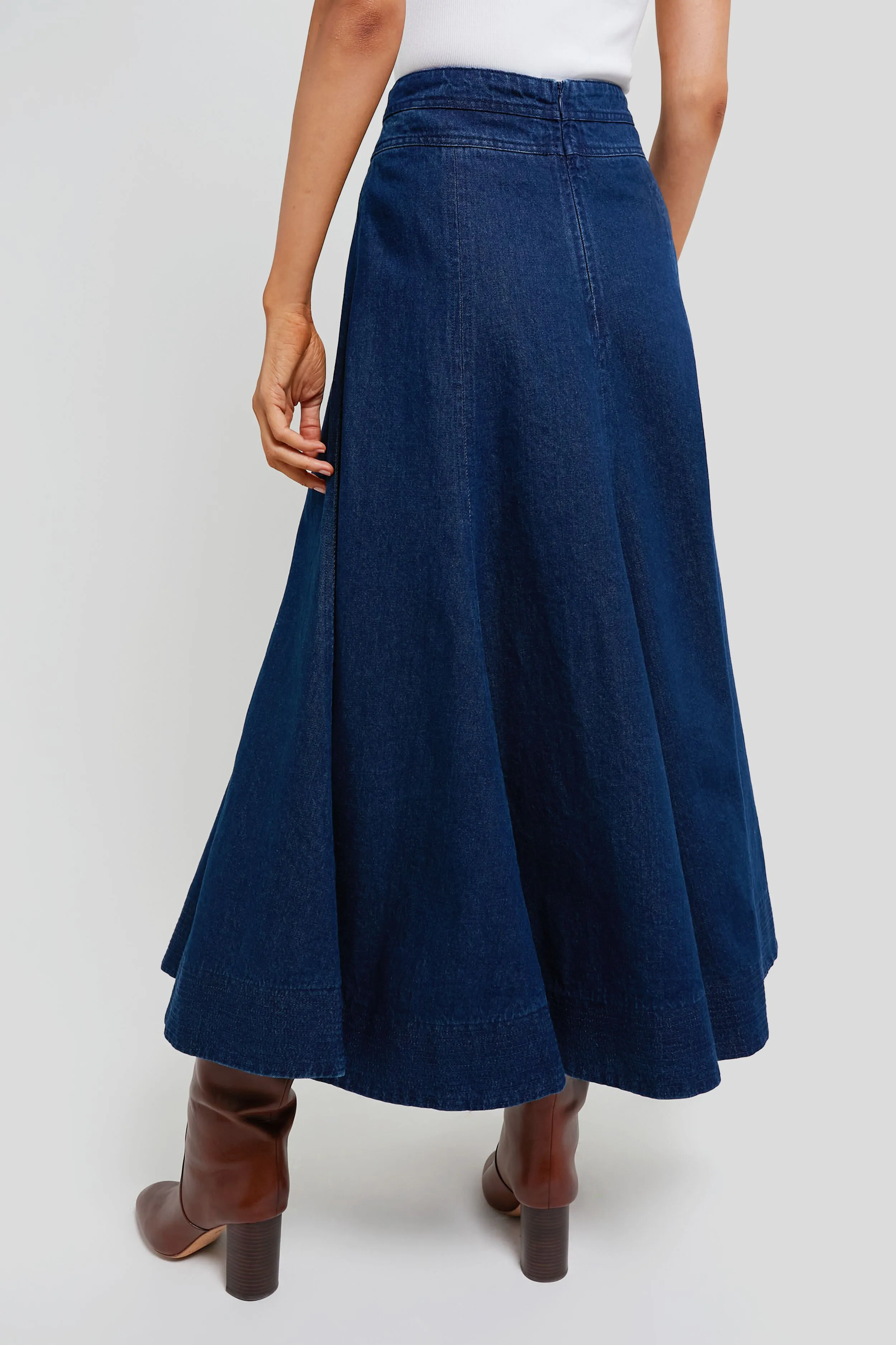 Dark Denim Brynn Skirt