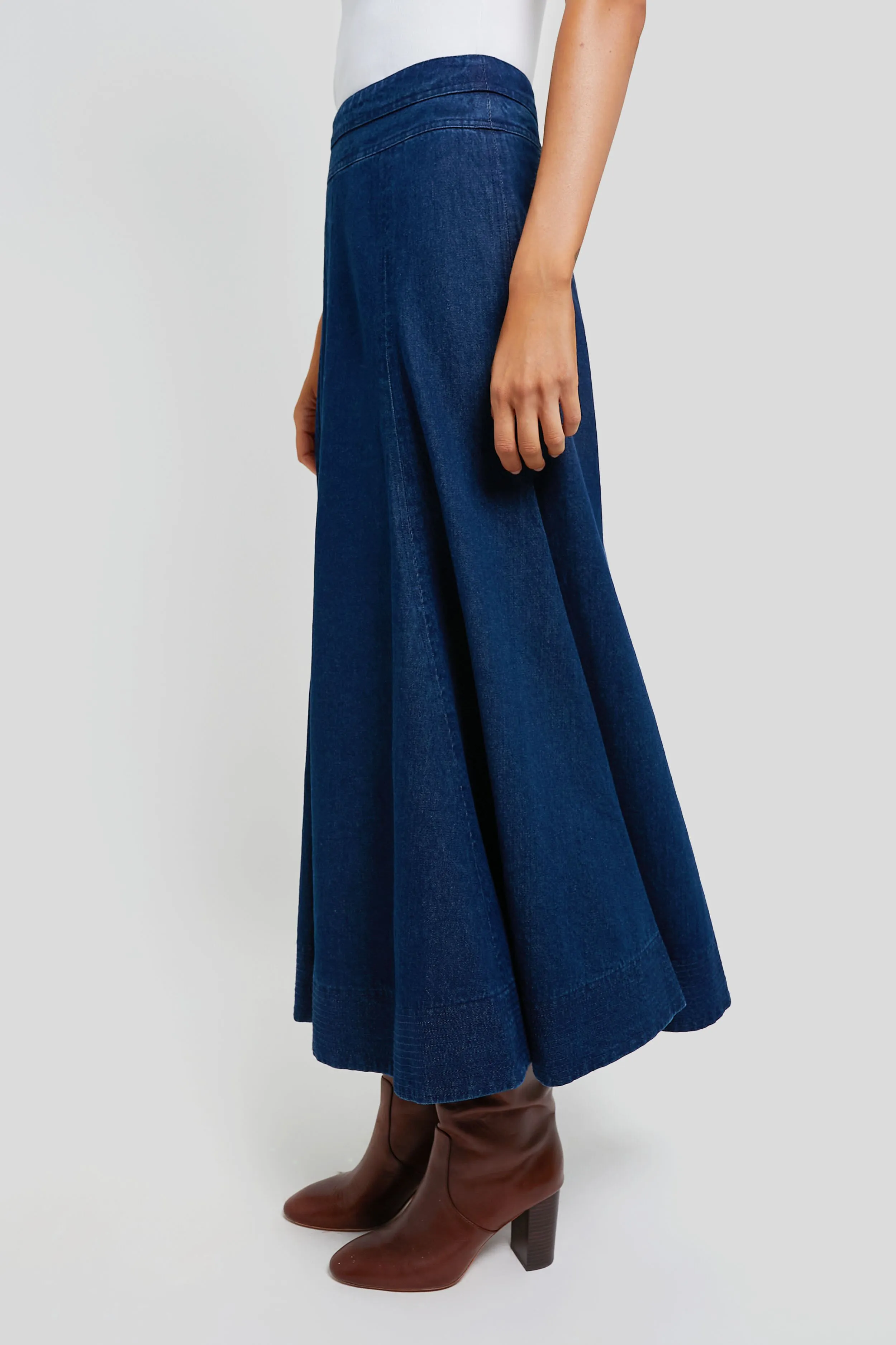 Dark Denim Brynn Skirt