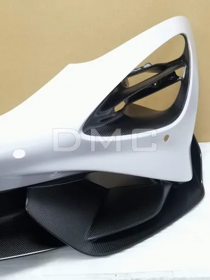 DMC McLaren 765LT Front Bumper: Forged Carbon Fiber Facelift: Fits the OEM 720s Coupe & Spider as Replacement