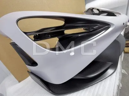 DMC McLaren 765LT Front Bumper: Forged Carbon Fiber Facelift: Fits the OEM 720s Coupe & Spider as Replacement