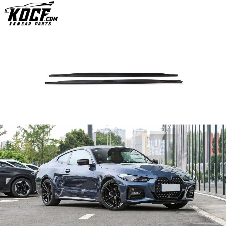 Dry Carbon Fiber G22 Side Skirts Extension for BMW G22 G23 G26 430i 440i M Sport 2020 2021