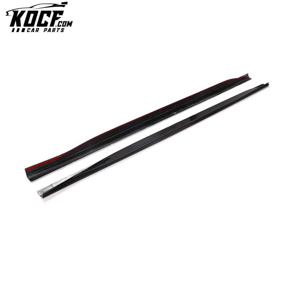 Dry Carbon Fiber G22 Side Skirts Extension for BMW G22 G23 G26 430i 440i M Sport 2020 2021