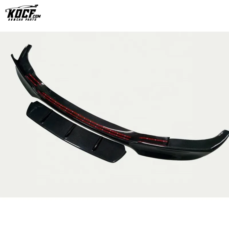 F10 M5 Front Lip Splitter Vor style Carbon Fiber Front Bumper Lip Spoiler For BMW M5 F10