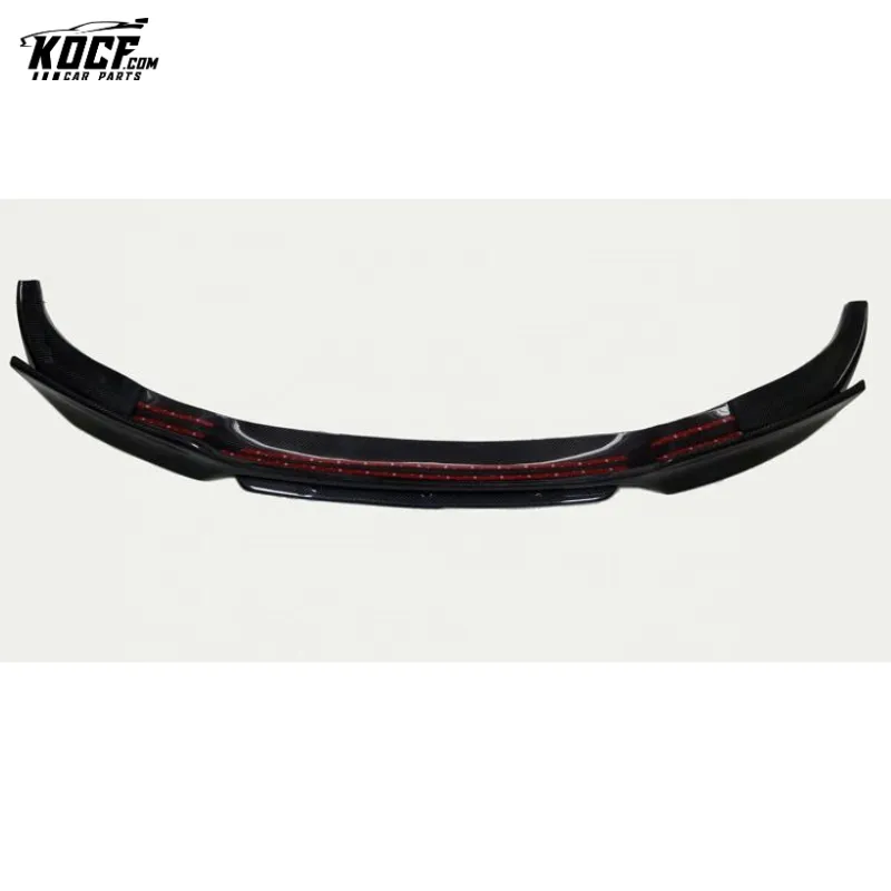 F10 M5 Front Lip Splitter Vor style Carbon Fiber Front Bumper Lip Spoiler For BMW M5 F10