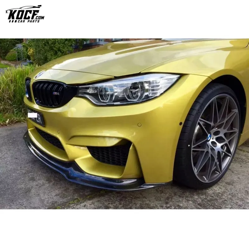 F80 M3 VOR style Carbon Fiber Front Bumper Lip Spoiler For BMW F80 F82 F83 M3 M4