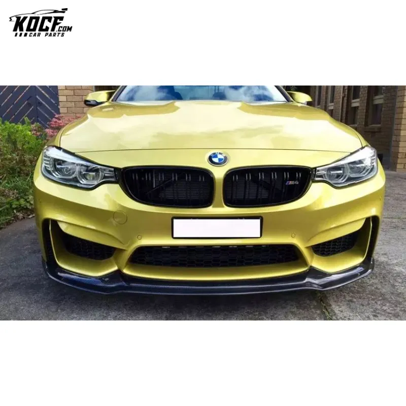 F80 M3 VOR style Carbon Fiber Front Bumper Lip Spoiler For BMW F80 F82 F83 M3 M4