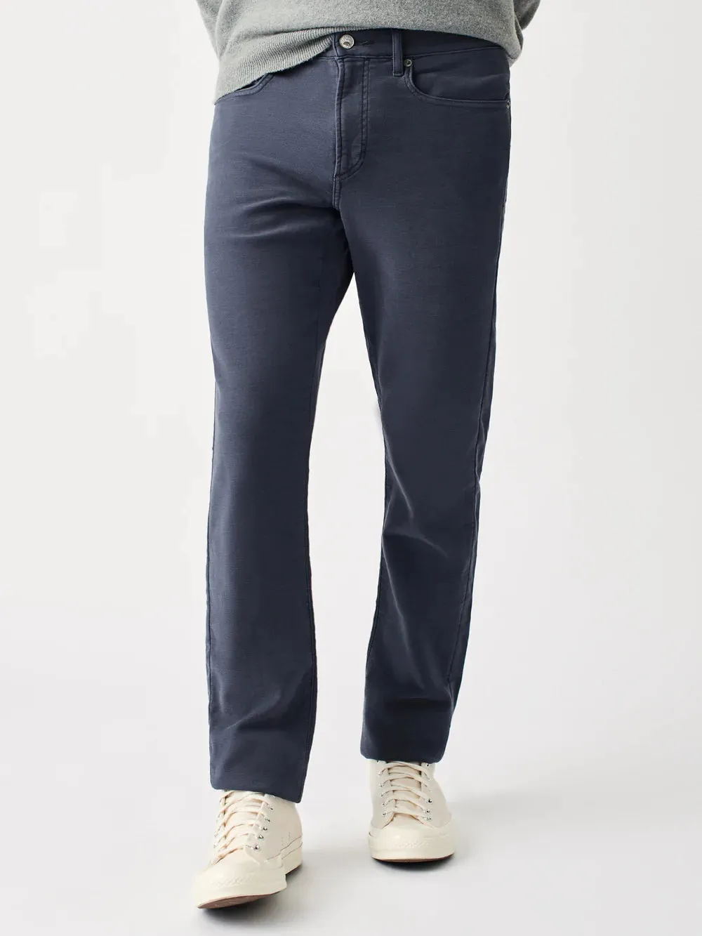 Faherty Stretch Terry 5-Pocket, Navy