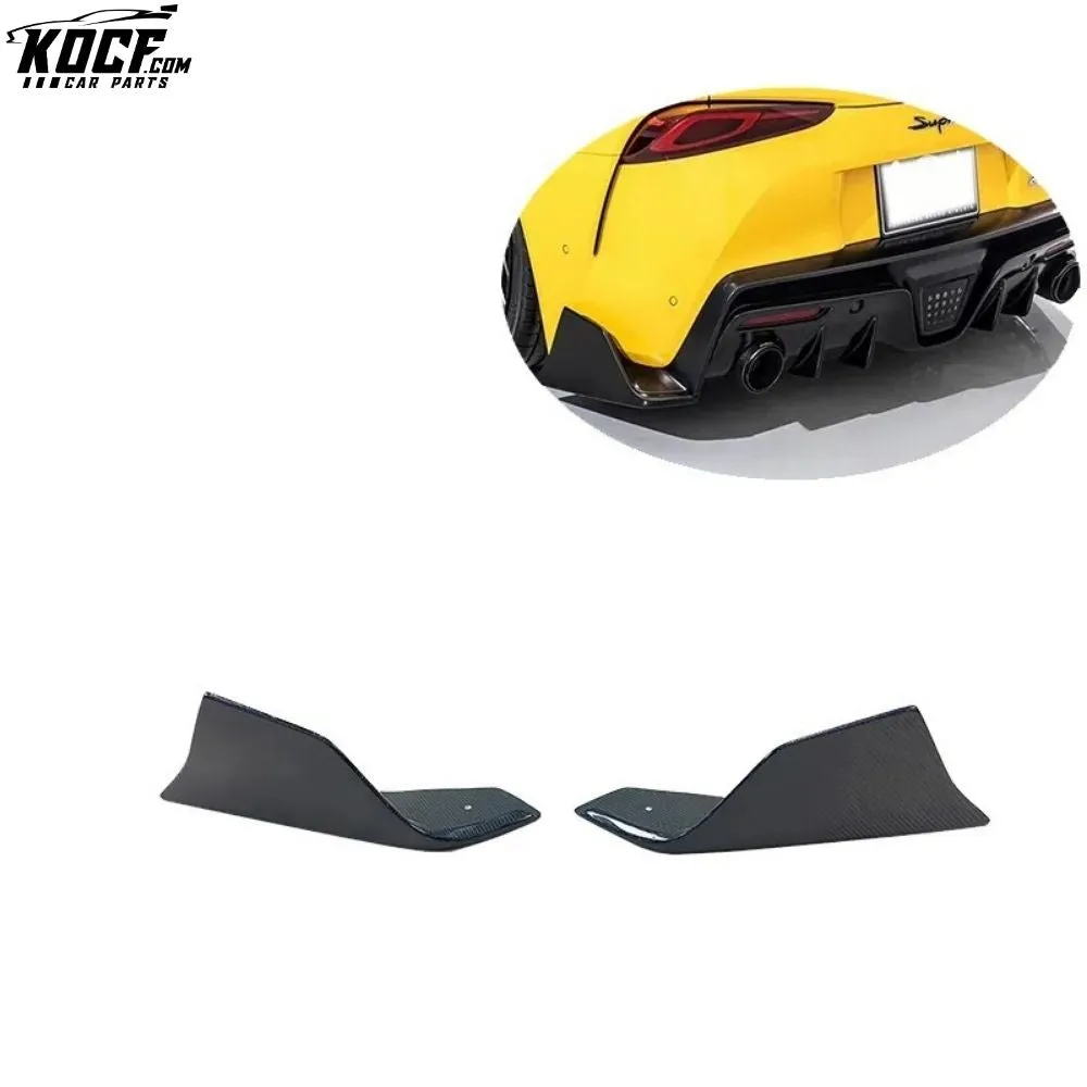 For 2019-22 Toyota Supra A90 mk5 Carbon Fiber Rear Spats Side Splitter Aprons