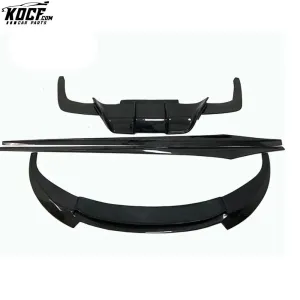 For BMW F06 F12 F13 M6 Body kit VRS style Carbon Fiber Front Bumper Lip Diffuser Side Skirts