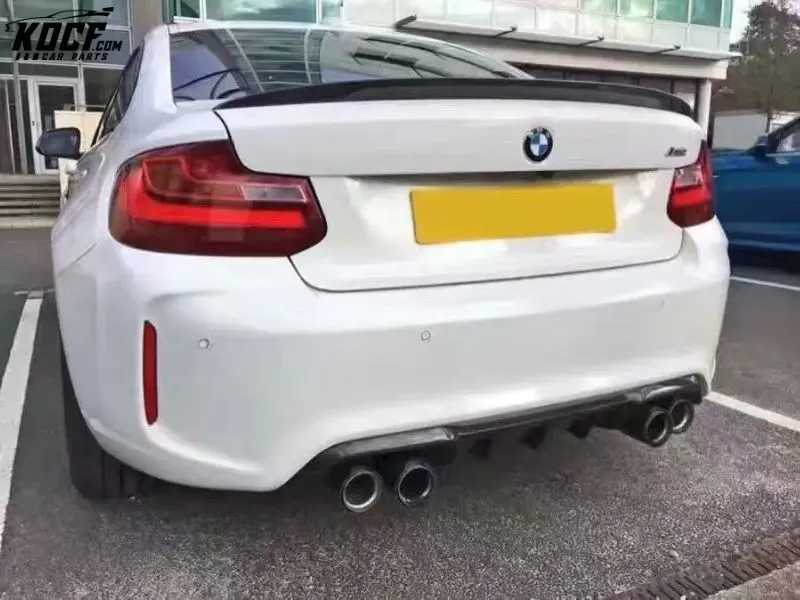 For BMW F22 F87 M2 M235i Rear Spoiler Wing MP Style Carbon Fiber Rear Trunk Spoiler 2 series M2 m2c