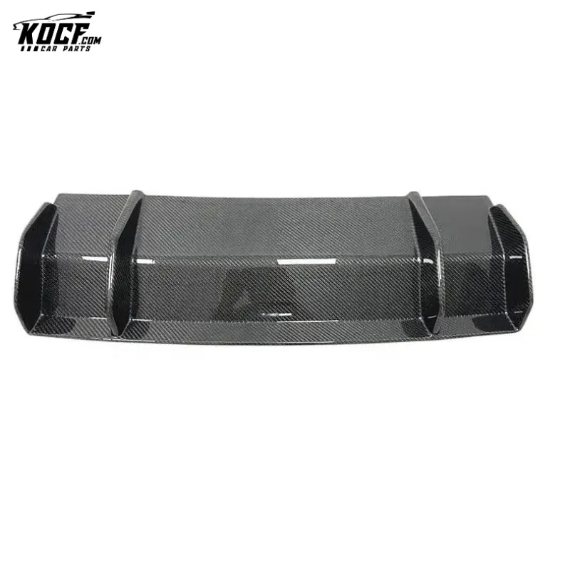 For Dodge Challenger Hellcat Carbon Fiber Car Rear Bumper Chassis Shark Fin Diffuser 15-19