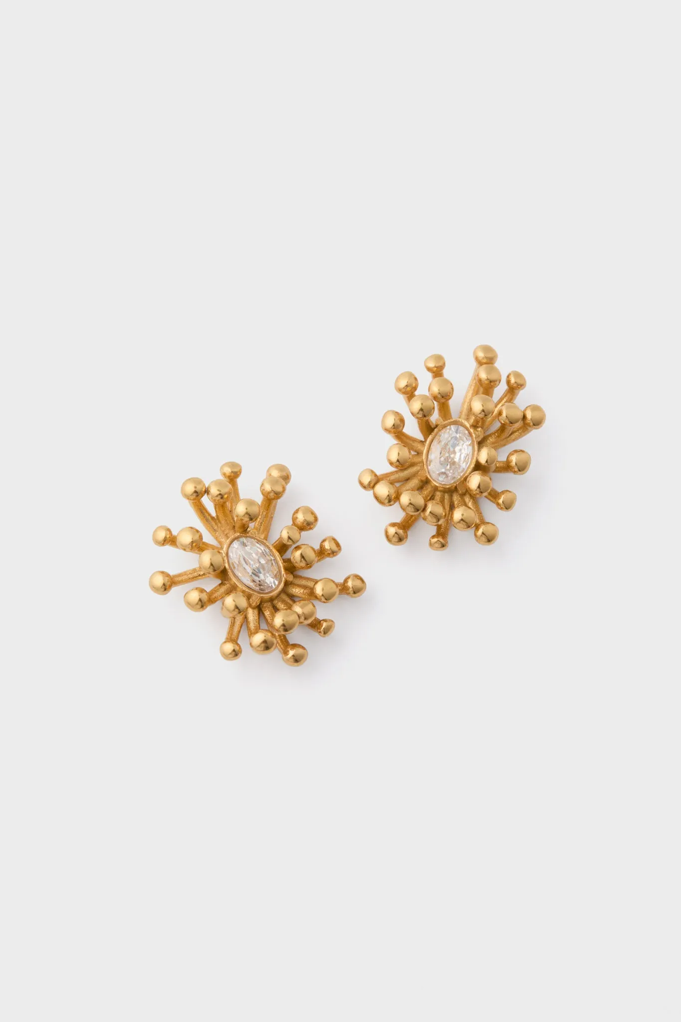 Gold Atom Earrings