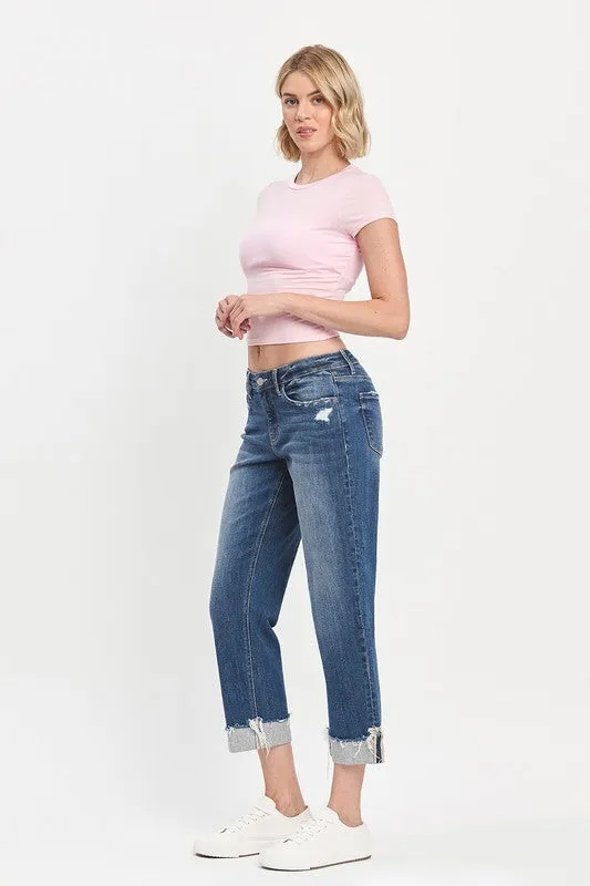 Heather Cuffed Boyfriend Jean (Lovervet By Vervet)